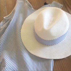 New white fedora hat